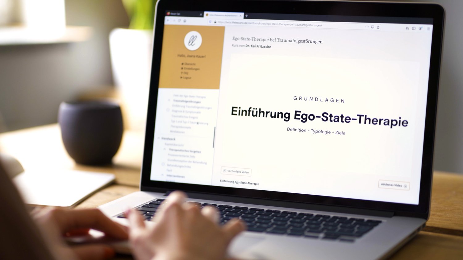 Online-Kurs Ego State Therapie bei Traumafolgestörungen von lifelessons.de